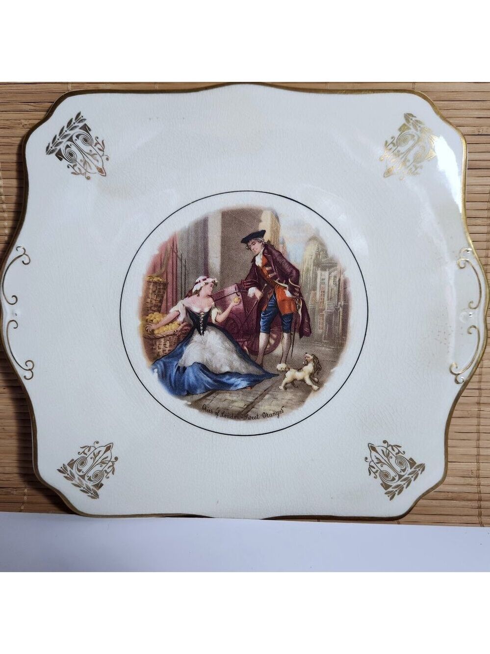 Cries of London Plate Sweet Orange 11 3/4" Collectible Staffordshire England